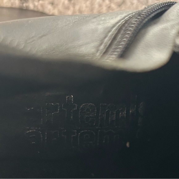 NOT FOR SALE. Leather giant block heel side zip boots - Picture 14 of 14